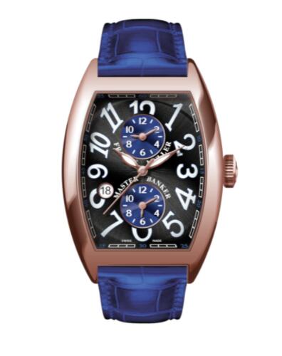 Franck Muller Cintrée Curvex Master Banker Replica Watch ASIA EXCLUSIVE 7880 MB SC DT II BLEU 5N